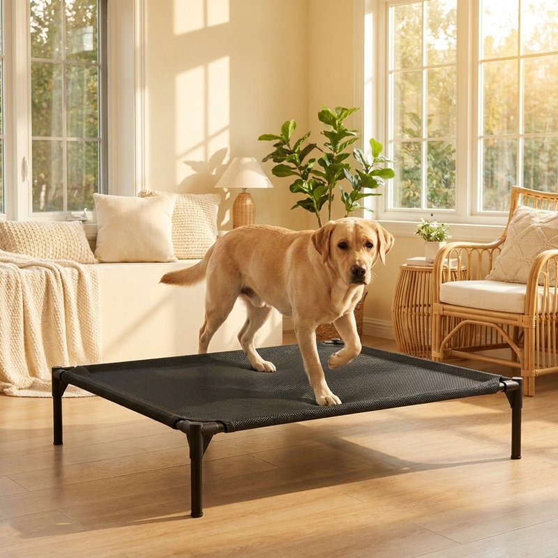 BreezeCot™ Elevated Cooling Dog Cot