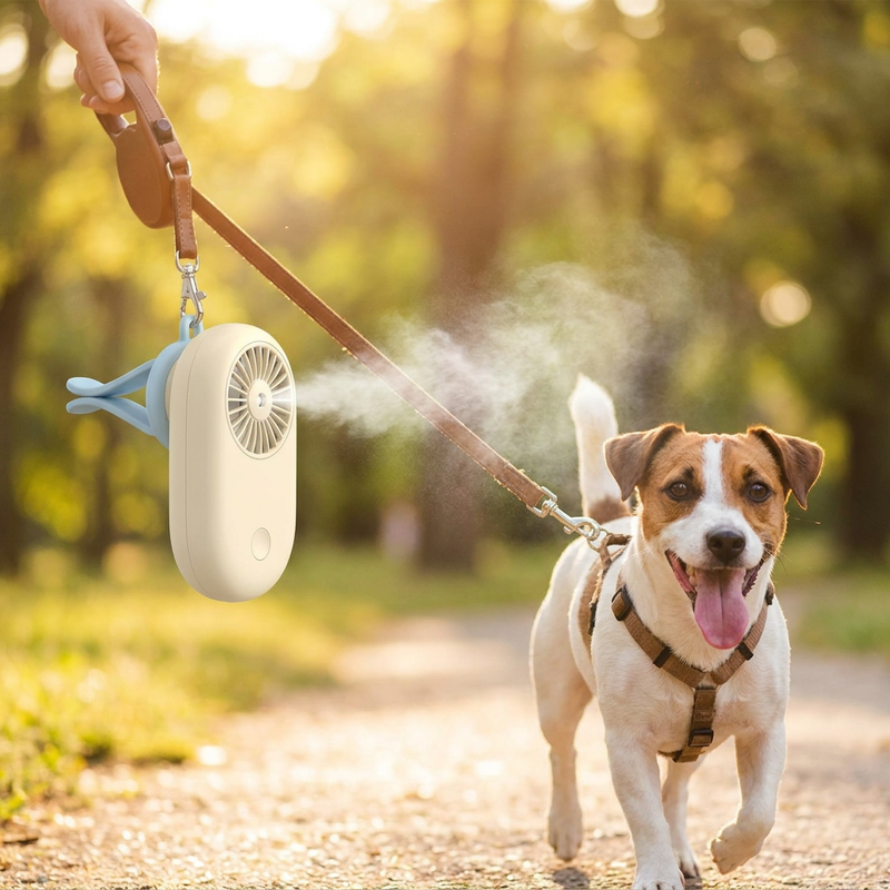 MistWalk™ Portable Pet Misting Fan