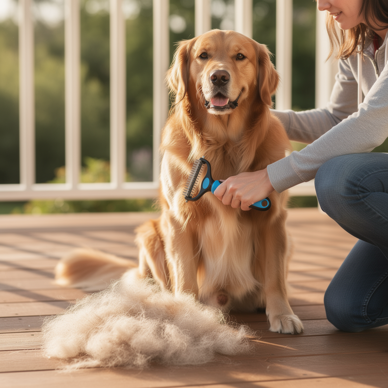 CoolCoat™ 2-in-1 Summer Deshedding Brush