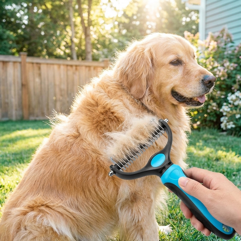 CoolCoat™ 2-in-1 Summer Deshedding Brush