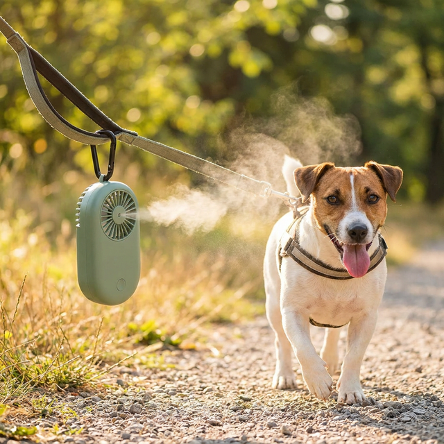 MistWalk™ Portable Pet Misting Fan