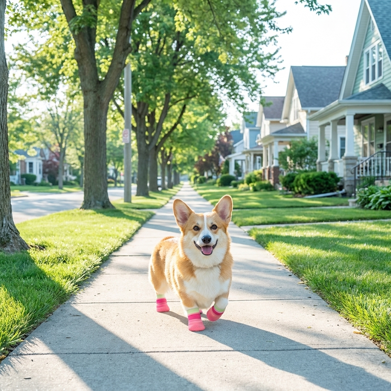 PawShield™ Hot-Pavement Dog Boots (Set of 4)