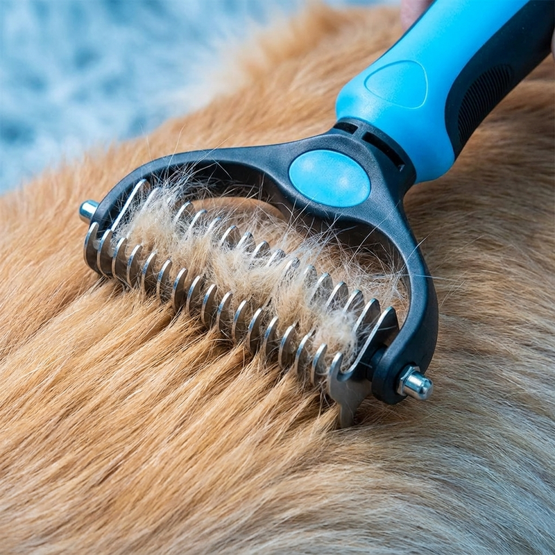 CoolCoat™ 2-in-1 Summer Deshedding Brush