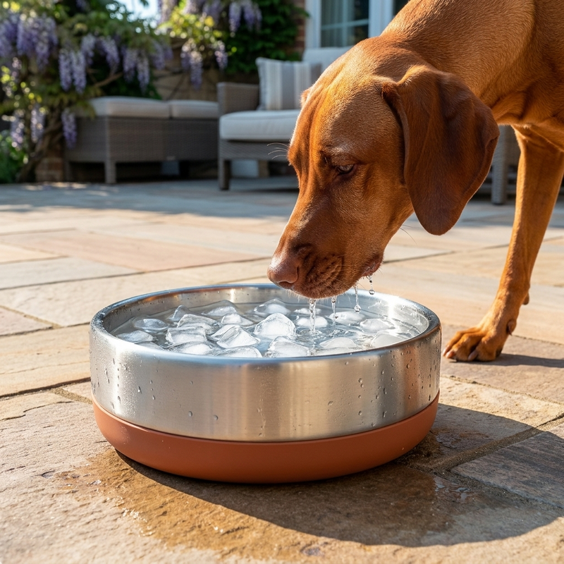 GlacierBowl™ Double-Wall Insulated Water Bowl